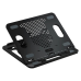 ACTECK - Base Enfriadora, Acteck, AC-936170, FROOST PRIME BE225, 17 pulgadas, 8 Niveles, Giratoria, Antiderrapante, Porta celular, Negro