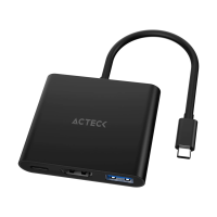 Adaptador de Video, Acteck, AC-937092, Shift Plus AH445, USB C, HDMI, 100 W, Negro Adaptador de Video, Acteck, AC-937092, Shift Plus AH445, USB C, HDMI, 100 W, Negro