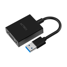 Adaptador de Video, Acteck, AC-937108, Shift Plus AV410, USB A 3.0 a VGA,