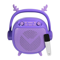 VORAGO - Bocina, Vorago, BSP-205, Bluetooth, USB, 3.5 mm, Micrófono, Morado