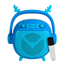 VORAGO - Bocina, Vorago, BSP-205-BL, Bluetooth, USB, 3.5 mm, Micrófono, Azul