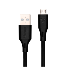 Cable USB, Vorago, CAB-M01B, USB A a Micro USB B, 1 m, Negro