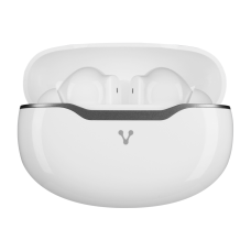 VORAGO - Audífonos con Micrófono, Vorago, ESB-450-WH, Bluetooth, TWS, USB C, Blanco