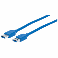 Cable USB 3.2, Manhattan, 354295, Extensión, USB A, 1.8 m, Azul
