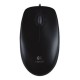 Mouse Óptico, Logitech, 910-001601, M100, Alámbrico, USB, Negro