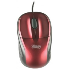 Mouse Óptico, Easy Line, EL-993315, USB, Rojo