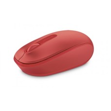 Mouse Óptico, Microsoft, U7Z-00038, Wireless Mobile Mouse 1850, Inalámbrico, Rojo