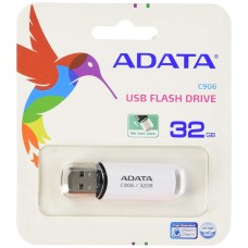 Memoria USB 2.0, Adata, AC906-32G-RWH, 32GB, Blanco