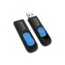 ADATA - Memoria USB 3.0, Adata, AUV128-32G-RBE, 32 GB, Retráctil, Negro-Azul