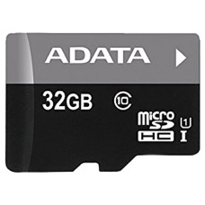 Memoria Micro SDHC, Adata, AUSDH32GUICL10-RA1, 32 GB, Clase 10, Adaptador