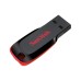 SANDISK - Memoria USB 2.0, Sandisk, SDCZ50-064G-B35, Cruzer Blade, 64 GB, Negro
