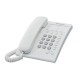 Teléfono Analógico, Panasonic, KX-TS550MEW, 1 Línea, Blanco