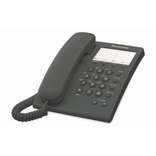 Teléfono Analógico, Panasonic, KX-TS550MEB, 1 Línea, Negro