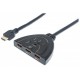 Switch HDMI, Manhattan, 207423, 3 Puertos, Cable Integrado
