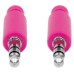 MANHATTAN - Cable de Audio, Manhattan, 352826, M-M, 3.5 mm, Stereo, Auxiliar, 1 m, Morado, Rosa