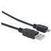 MANHATTAN - Cable USB 2.0, Manhattan, 307161, USB a Micro USB, 1 m, Negro