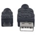 MANHATTAN - Cable USB 2.0, Manhattan, 307161, USB a Micro USB, 1 m, Negro
