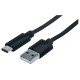 Cable USB 2.0, Manhattan, 353298, USB C, USB A, 1 m, Negro