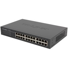 TP LINK - Switch Administrable, TP-Link, TL-SG1024DE, 24 Puertos, 1000Mbps, Rack, Negro