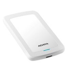 ADATA - Disco Duro Portátil, Adata, AHV300-1TU31-CWH, 1 TB, USB 3.0, Blanco